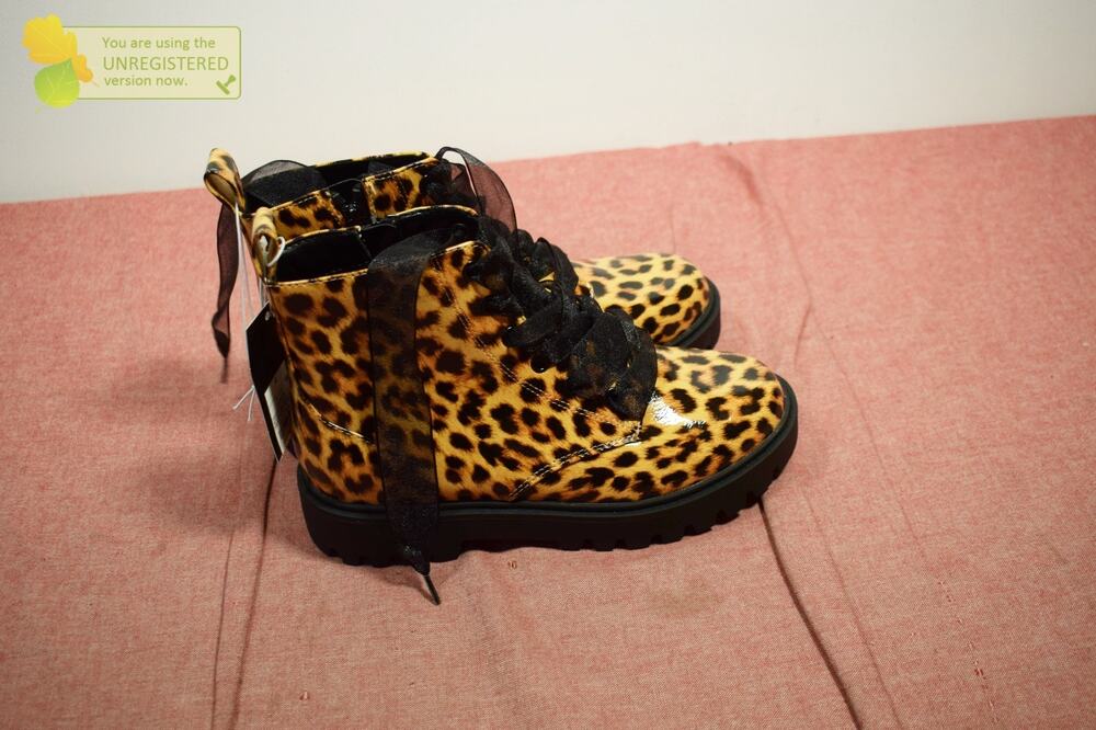 art class Kids' Kayden Lug Sole Lace-Up Zippered Booties Tan Size 4